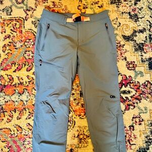 Outdoor Research Women's Straight Leg Pants in Blue Gray